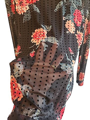 Planet Gold Cocktail Dress (view 2)