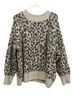 Old Navy Animal Print Gray White Pullover Sweater Size XL - photo 1