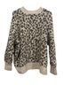 Old Navy Animal Print Gray White Pullover Sweater Size XL - photo 2