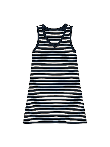 Pact Monterey Stripe Softspun A-Line Tank Dress (view 1)