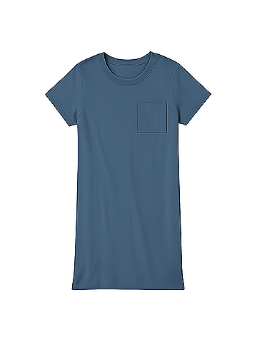 Pact French Navy Softspun Tee Dress (view 1)