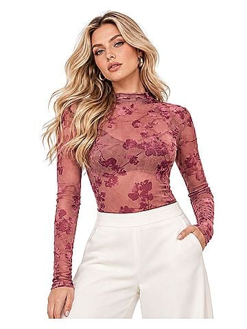 Alice + Olivia Long Sleeve Blouse (view 1)