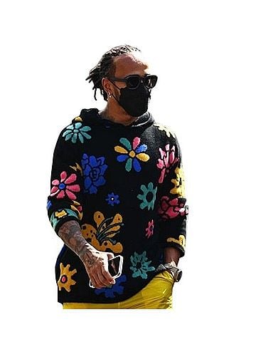 The Elder Statesman Sound Flower Cashmere Pullover Sweater (view 2)