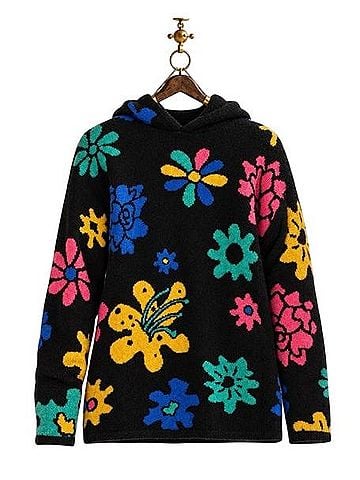 The Elder Statesman Sound Flower Cashmere Pullover Sweater (view 1)