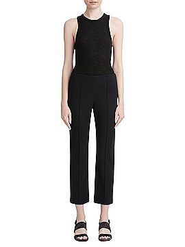Vince. Cozy Wool-Blend Mid-Rise Stitch-Front Pant Dress Pants (view 1)
