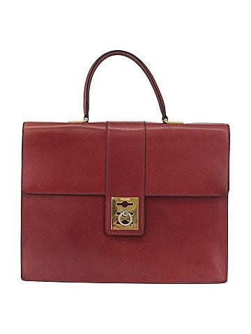 Céline Handbag Leather Red Leather Handbag (view 1)