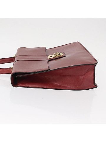 Céline Handbag Leather Red Leather Handbag (view 2)