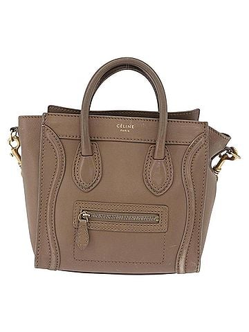 Céline Shopper Luggage Leather Beige Leather Handbag (view 1)
