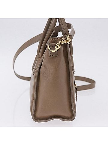 Céline Shopper Luggage Leather Beige Leather Handbag (view 2)