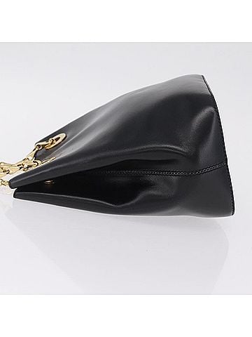 Céline Shoulder Leather Black Leather Shoulder Bag Bag (view 2)