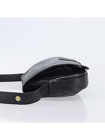 Céline Shoulder Leather Black Leather Shoulder Bag Bag (view 2)