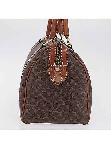 Céline Macadam Macadam With Leather Brown Canvas Tote Bag Bag (view 2)