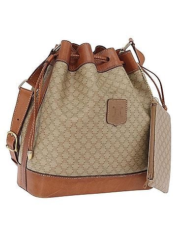 Céline Macadam Shoulder Canvas Beige Canvas Crossbody Bag Bag (view 1)