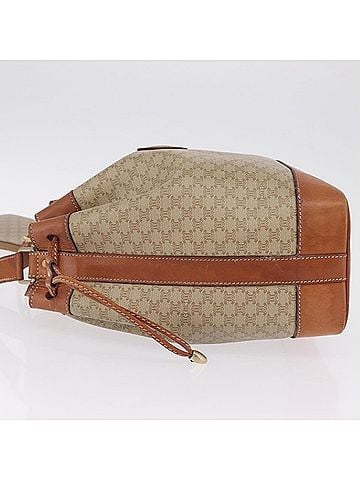 Céline Macadam Shoulder Canvas Beige Canvas Crossbody Bag Bag (view 2)