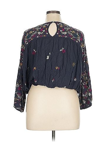 Free People Free People 3/4 Sleeve Blouse (view 2)