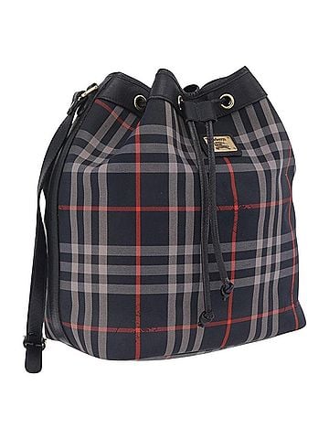 Burberry Nova Check Shoulder Bag Canvas Black Canvas Shoulder Bag Bag (view 1)