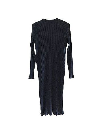 Eileen Fisher Textured Stretch Rib Casual Dress (view 2)