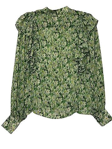 Lavender Brown Blouse (view 2)
