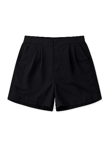 Pact Black Canopy Linen Blend High-Waisted Short (view 1)