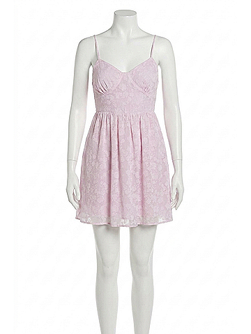 Le Lis Spaghetti Strap Dress in Light Pink (view 1)