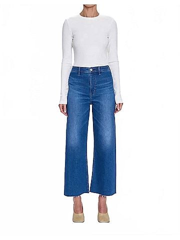 Pistola Penny High Rise Wide Leg Denim Jeans in Rooftop (view 2)