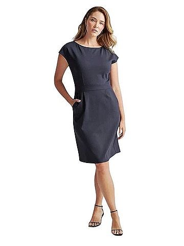 Quince Ultra Stretch Ponte Casual Dress (view 1)