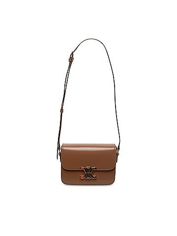 Céline Teen Shiny Calfskin Triomphe Crossbody (view 1)
