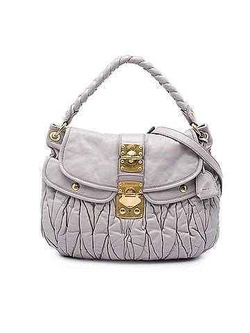 Miu Miu Matelasse Nappa Coffer Satchel (view 1)