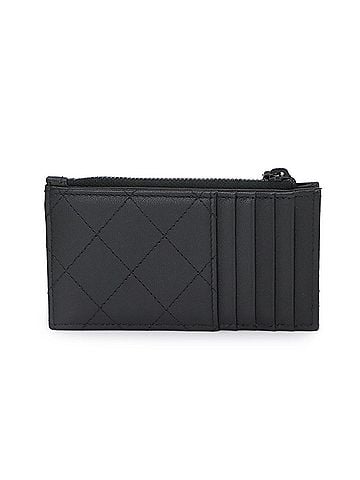 Chanel Chanel Matelassé Fragment Case, Wallet/Coin Purse, Leather, Black AP3823 Coin Case (view 2)