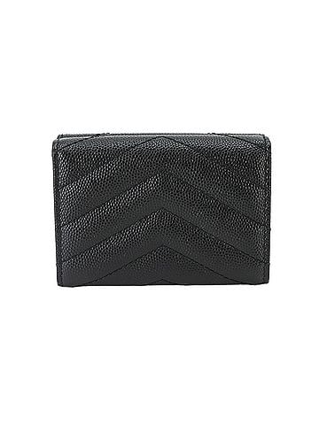 Saint Laurent Saint Laurent Cassandra Origami Tiny Wallet, Tri-fold Leather Black, 668274 Wallet (view 2)