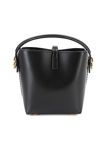 Saint Laurent Saint Laurent LE37 Mini 2-way Shoulder/Handbag, Leather, Black, Gold Hardware, 765870 (view 2)