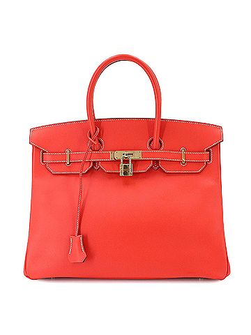 Hermès Hermes Candy Birkin 35 Epsom Rose Jaipur Gold Handbag ?P Stamp Hardware (view 1)