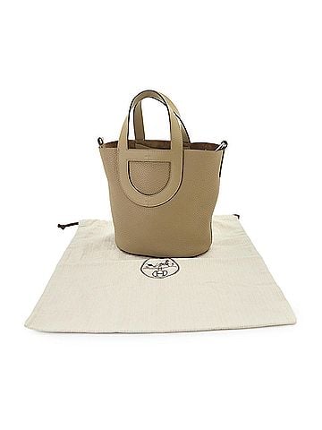 Hermès Hermes In the Loop 18 Handbag, Taurillon Clemence Swift Leather, Beige Malfa, B Stamp, Silver Hardware. (view 2)