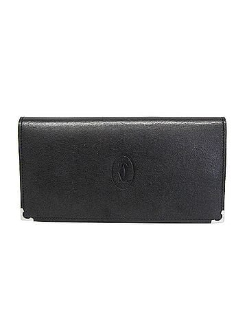 Cartier Cartier Must L3000585 Women's Leather Long Wallet (bi-fold) Black (view 1)