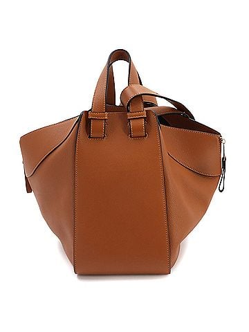 Loewe LOEWE Hammock Small 2-way Handbag Shoulder Bag Leather Brown Silver Hardware (view 2)