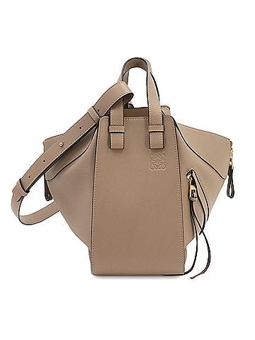 Loewe LOEWE Hammock Small 2-way Handbag Shoulder Bag Leather Sand Beige Gold Hardware (view 1)