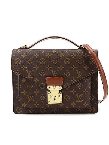 Louis Vuitton Louis Vuitton Monogram Monceau 28 2-way Hand/Shoulder Handbag Leather M51185 Brown Epi (view 1)