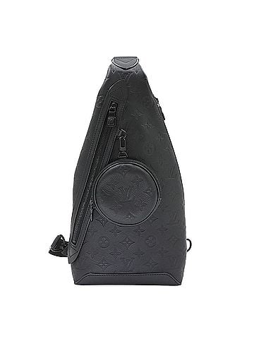 Louis Vuitton Louis Vuitton Monogram Shadow Duo Sling Bag Body Handbag Leather Noir M21890 RFID Slingbag (view 1)