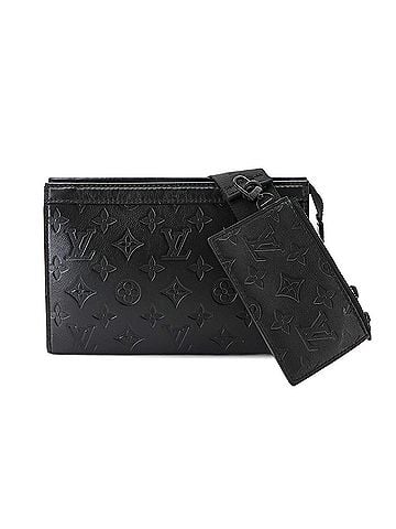 Louis Vuitton Louis Vuitton Monogram Shadow Gaston Wearable Wallet Shoulder Handbag Leather Black M81115 RFID (view 1)