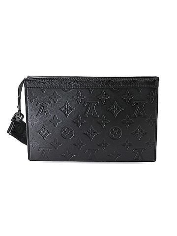 Louis Vuitton Louis Vuitton Monogram Shadow Gaston Wearable Wallet Shoulder Handbag Leather Black M81115 RFID (view 2)
