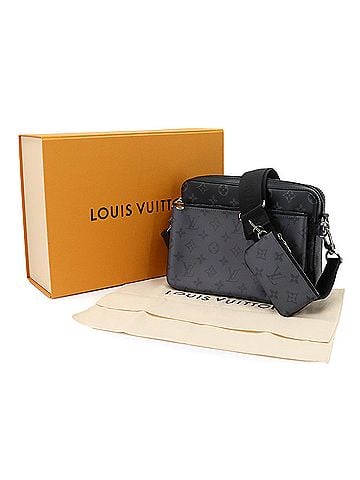 Louis Vuitton Louis Vuitton Monogram Eclipse Reverse Trio Shoulder Handbag M69443 RFID Messenger (view 2)