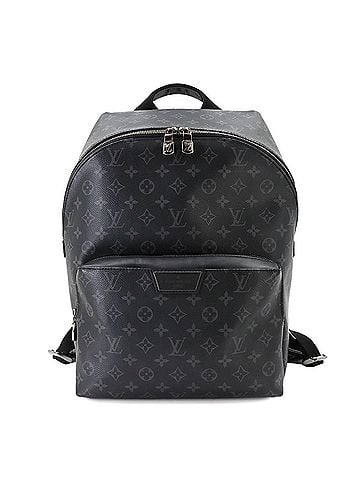 Louis Vuitton Louis Vuitton Monogram Eclipse Apollo Backpack, Black, M43186, Silver Hardware (view 1)