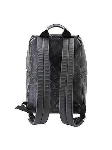 Louis Vuitton Louis Vuitton Monogram Eclipse Apollo Backpack, Black, M43186, Silver Hardware (view 2)