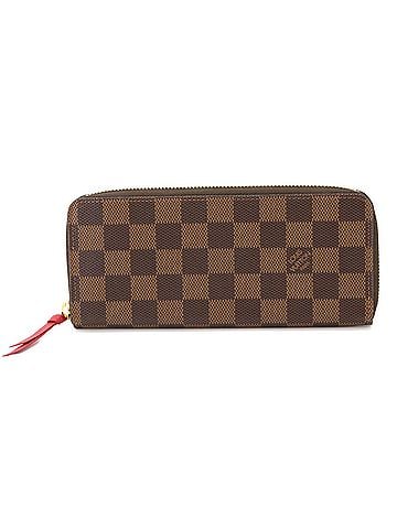 Louis Vuitton Louis Vuitton Damier Portefeuille Clemence Round Long Wallet Cerise N60534 (view 1)