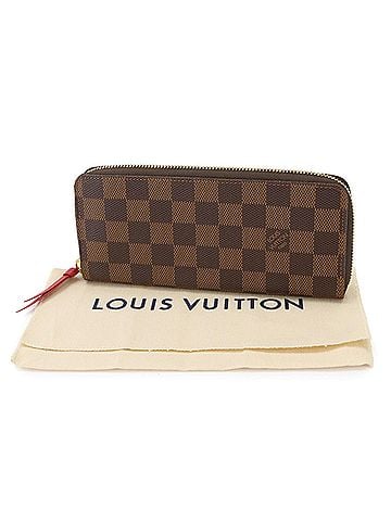 Louis Vuitton Louis Vuitton Damier Portefeuille Clemence Round Long Wallet Cerise N60534 (view 2)