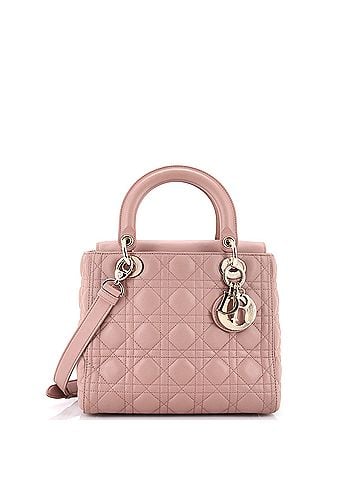 Christian Dior Lady Dior NM Bag Cannage Quilt Lambskin Medium (view 1)