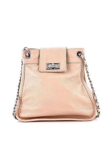 Chanel Mademoiselle Lock Accordion Shoulder Bag Leather Small (view 1)