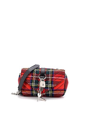 Saint Laurent Classic Monogram Punk Chain Bag Chevron Tartan Wool Baby (view 1)