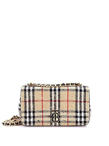 Burberry Lola Shoulder Bag Vintage Check Tweed Small (view 1)