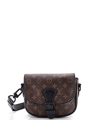 Louis Vuitton Montsouris Messenger Bag Macassar Monogram Canvas PM (view 1)
